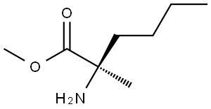 (R)-甲基 2-氨基-2-甲基己酸酯,2704578-53-8,结构式