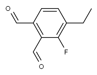 4-Ethyl-3-fluorophthalaldehyde Structure