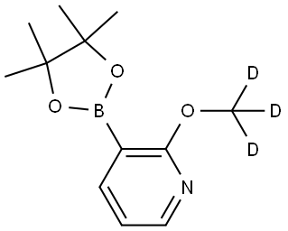 2-(methoxy-d3)-3-(4,4,5,5-tetramethyl-1,3,2-dioxaborolan-2-yl)pyridine Structure