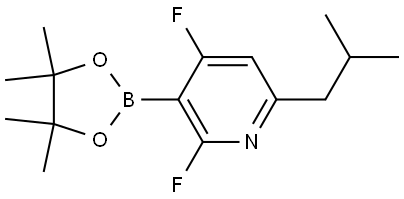 2,4-difluoro-6-isobutyl-3-(4,4,5,5-tetramethyl-1,3,2-dioxaborolan-2-yl)pyridine|