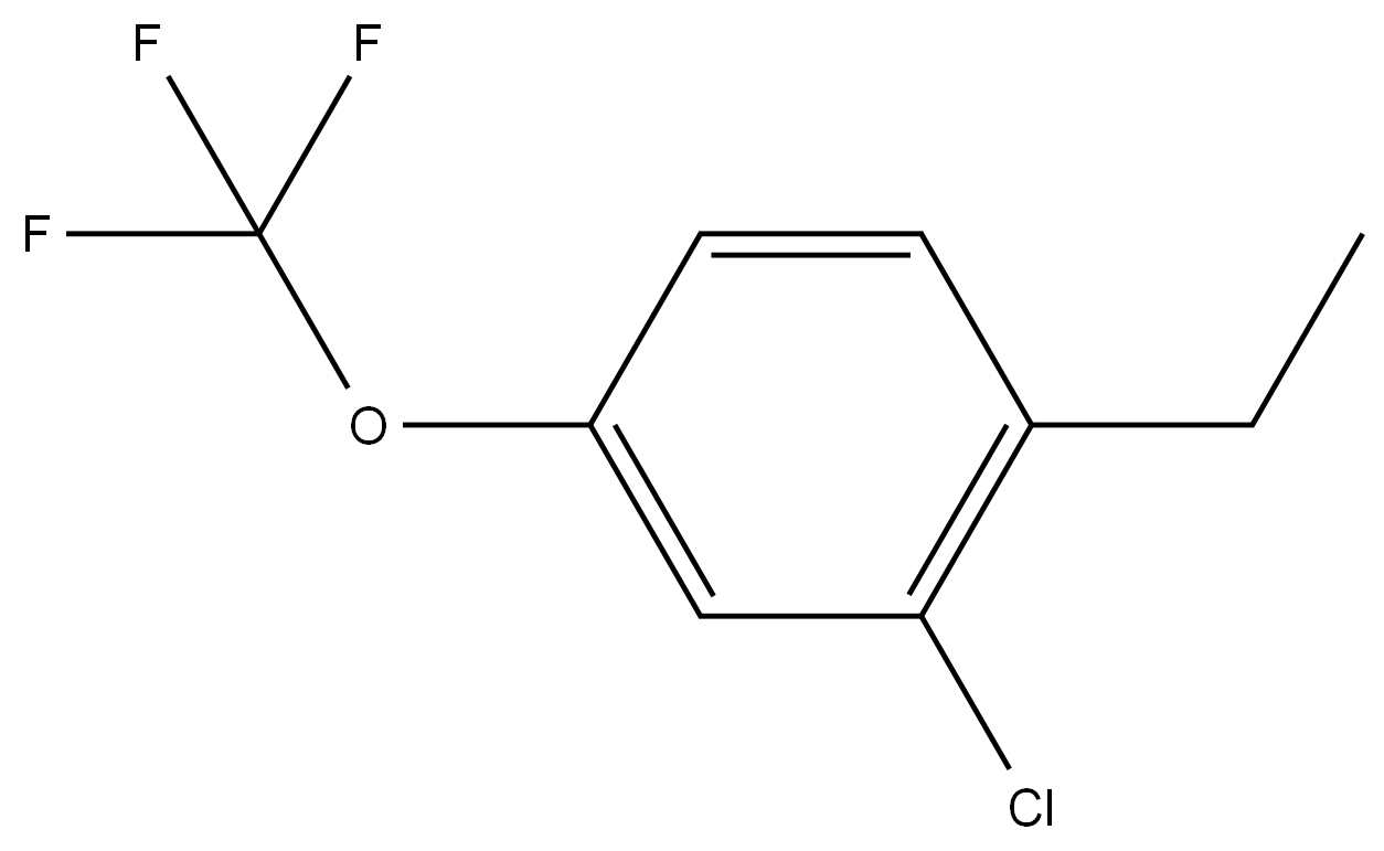 2-Chloro-1-ethyl-4-(trifluoromethoxy)benzene Structure