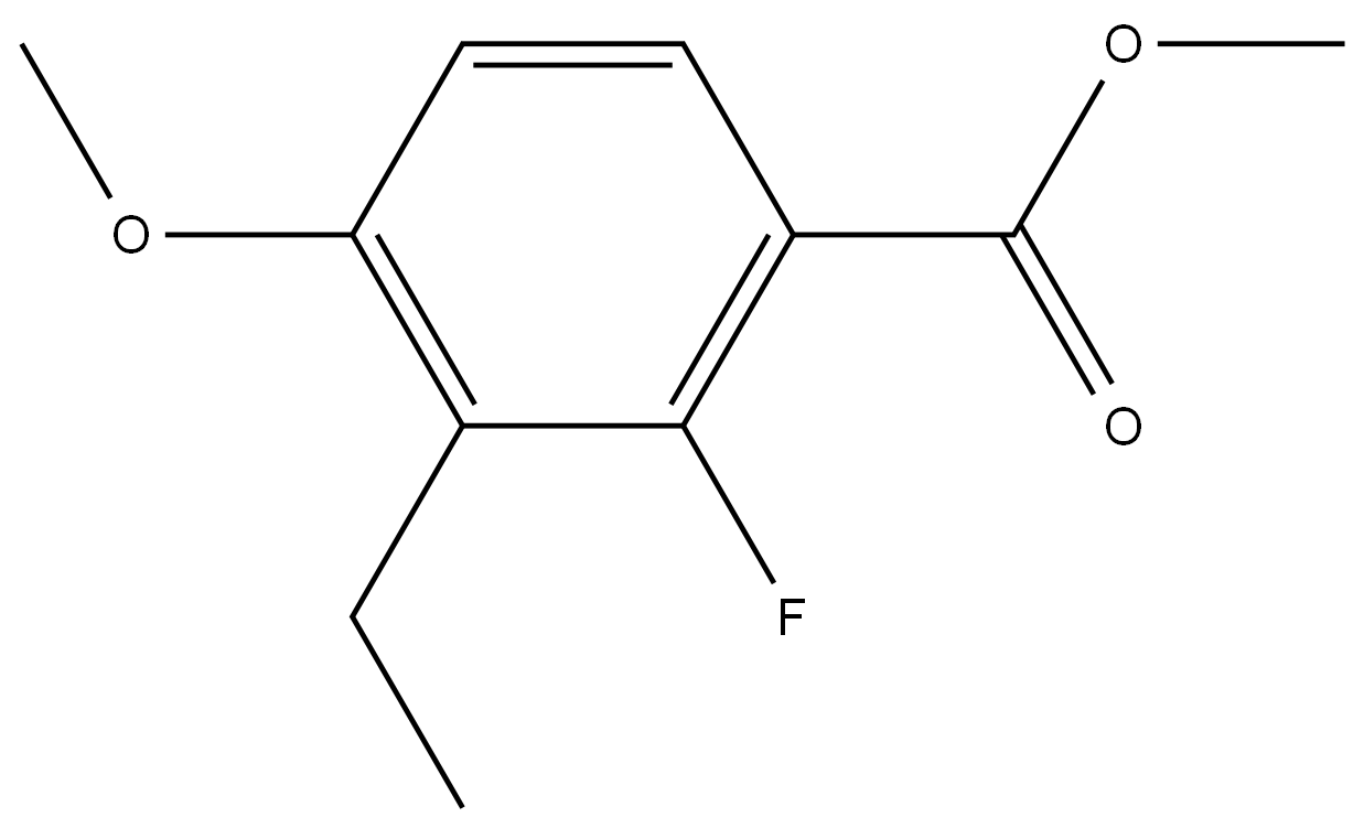 Methyl 3-ethyl-2-fluoro-4-methoxybenzoate Structure