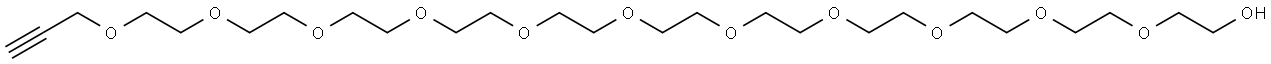 Propargyl-PEG12-alcohol Structure