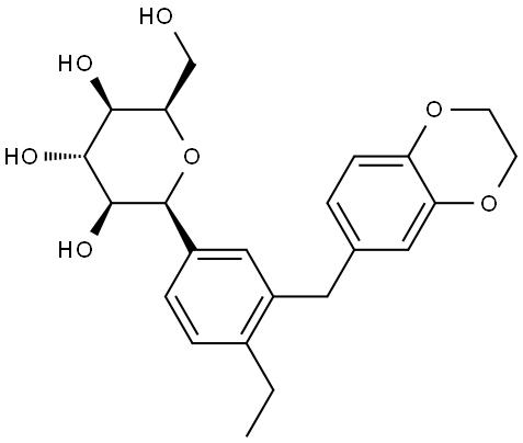 Licogliflozin (mixed isomers) Struktur