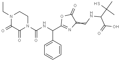 Piperacillin EP Impurity K Structure