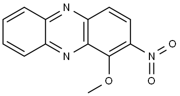 1-methoxy-2-nitrophenazine Structure