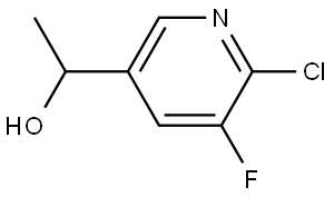 6-Chloro-5-fluoro-α-methyl-3-pyridinemethanol Structure