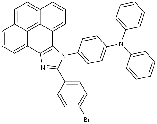 4-(10-(4-bromophenyl)-9H-pyreno[4,5-d]imidazol-9-yl)-N,N-diphenylaniline Struktur