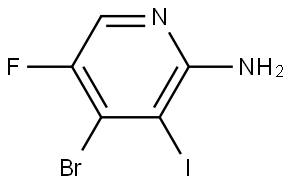 4-Bromo-5-fluoro-3-iodopyridin-2-amine Struktur