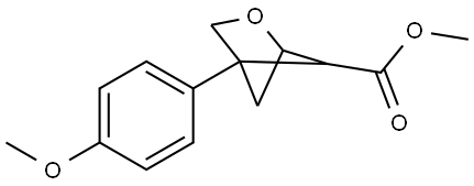 methyl 4-(4-methoxyphenyl)-2-oxabicyclo[2.1.1]hexane-5-carboxylate Structure