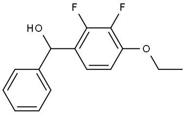 (4-ethoxy-2,3-difluorophenyl)(phenyl)methanol Struktur