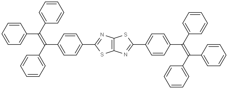 2,5-bis(4-(1,2,2-triphenylvinyl)phenyl)thiazolo[5,4-d]thiazole Structure
