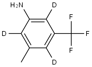 3-methyl-5-(trifluoromethyl)benzen-2,4,6-d3-amine|