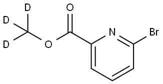 methyl-d3 6-bromopicolinate Structure