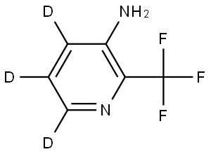2-(trifluoromethyl)pyridin-4,5,6-d3-3-amine Structure