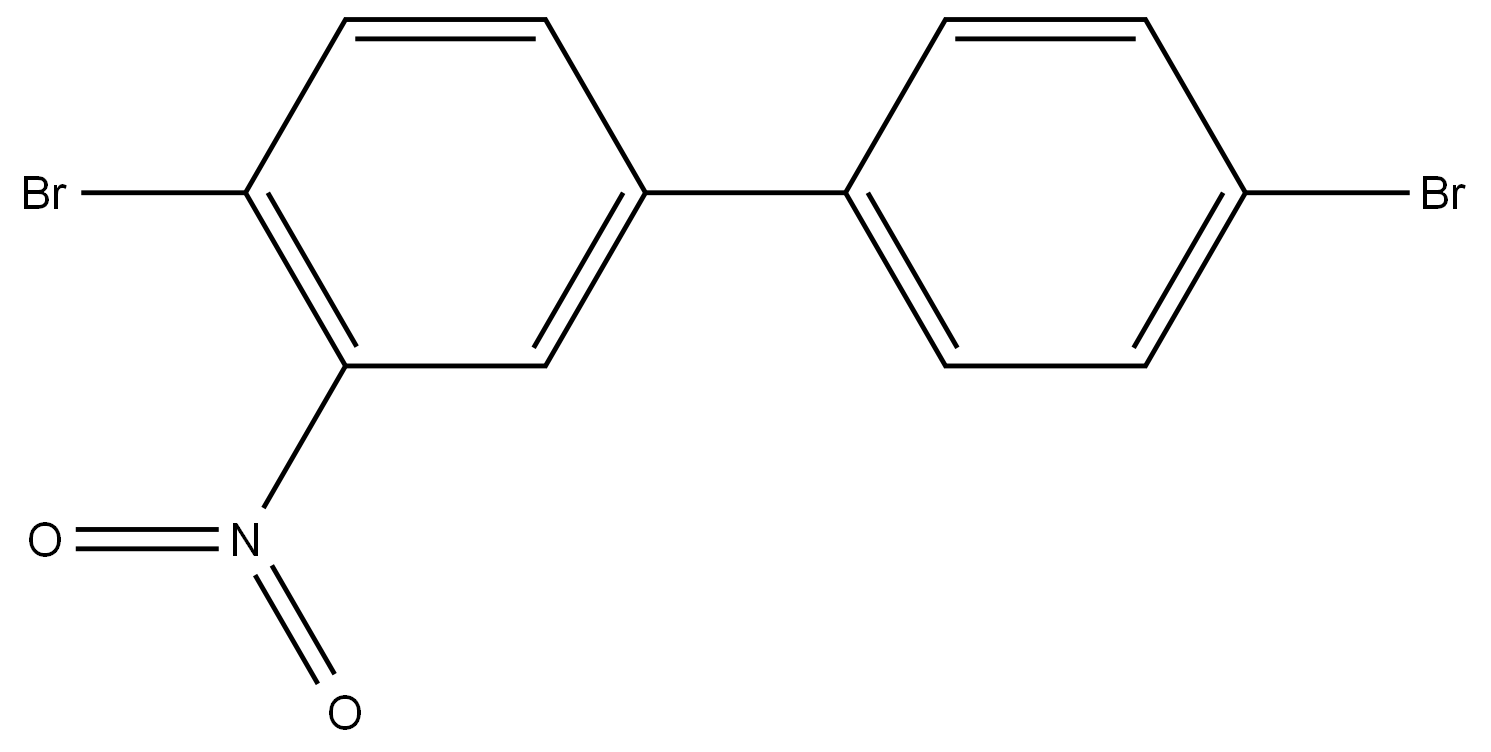 4,4'-dibromo-3-nitro-1,1'-biphenyl,27701-73-1,结构式