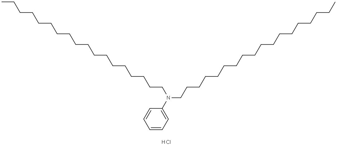 Benzenamine, N,N-dioctadecyl-, hydrochloride (1:1) Structure