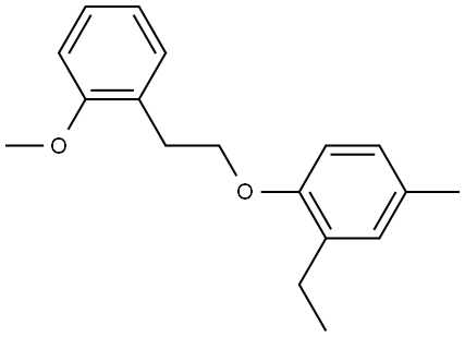 2-Ethyl-1-[2-(2-methoxyphenyl)ethoxy]-4-methylbenzene