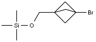 (3-bromo-1-bicyclo[1.1.1]pentanyl)methoxytrimethylsilane Structure