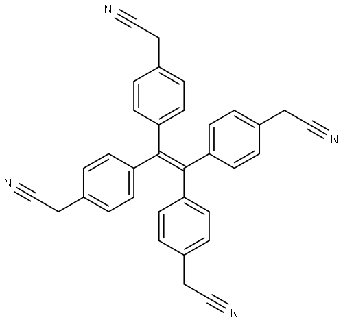 2,2',2'',2'''-(ethene-1,1,2,2-tetrayltetrakis(benzene-4,1-diyl))tetraacetonitrile|2,2',2'',2''-(乙烯-1,1,2,2-四基四(苯-4,1-二基))四乙腈