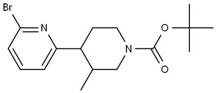 tert-butyl 4-(6-bromopyridin-2-yl)-3-methylpiperidine-1-carboxylate|