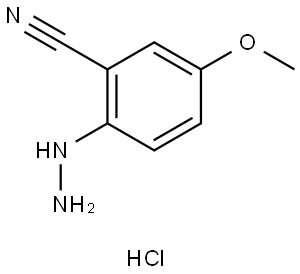 2807557-38-4 Benzonitrile, 2-hydrazinyl-5-methoxy-, hydrochloride (1:1)