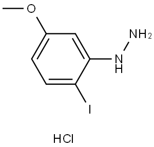 2819180-26-0 Hydrazine, (2-iodo-5-methoxyphenyl)-, hydrochloride (1:1)