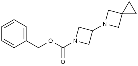 benzyl 3-(5-azaspiro[2.3]hexan-5-yl)azetidine-1-carboxylate Structure