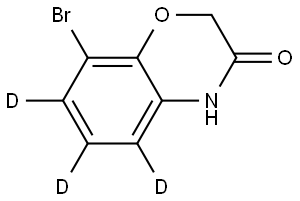 8-bromo-2H-benzo[b][1,4]oxazin-3(4H)-one-5,6,7-d3|