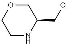 (S)-3-(Chloromethyl)morpholine hydrochloride Struktur