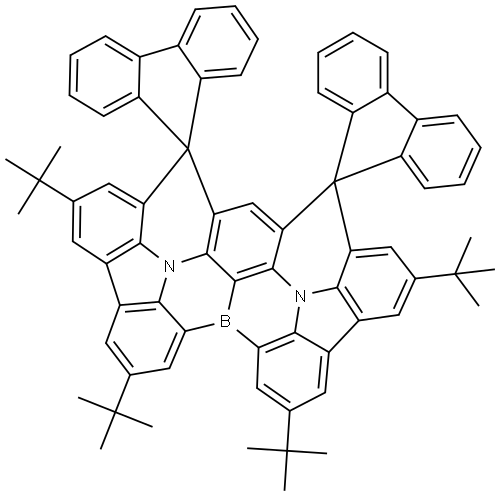 2',5',11',14'-tetra-tert-butyl-3a2',8a2'-diaza-15b'-boradispiro[fluorene-9,7'-diacenaphtho[1,2,3,4-defg:1',2',3',4',5'-pqChemicalbookrst]pentaphene-9',9''-fluorene]-1'(15c'),2',3a',3b',4',6',7a',8',8a1'(15b1'),9a',9a1'(12a'),11',12b',13',15'-pentadecaene