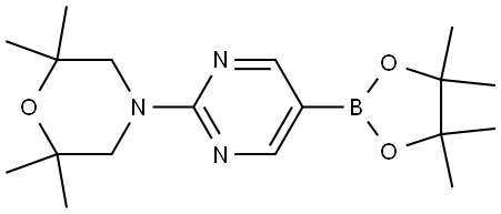 2,2,6,6-Tetramethyl-4-[5-(4,4,5,5-tetramethyl-1,3,2-dioxaborolan-2-yl)-2-pyri... 结构式