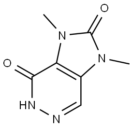 1,3-Dimethyl-1H-imidazo[4,5-d]pyridazine-2,4(3H,5H)-dione Structure
