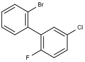 2’-Bromo-5-chloro-2-fluoro-1,1’-biphenyl Structure