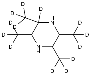 2,3,5,6-tetrakis(methyl-d3)piperazine-d|