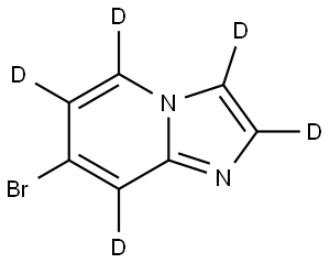 7-bromoimidazo[1,2-a]pyridine-2,3,5,6,8-d5 Structure