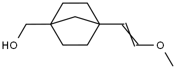 4-(2-methoxyvinyl)norbornan-1-yl]methanol Structure