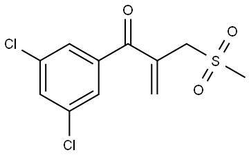 1-(3,5-Dichlorophenyl)-2-[(methylsulfonyl)methyl]-2-propen-1-one|