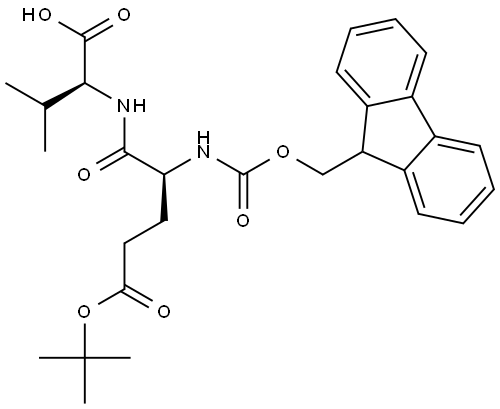 Fmoc-Glu(OtBu)-Val-OH Struktur