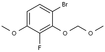 1-溴-3-氟-4-甲氧基-2-(甲氧基甲氧基)苯, 2901065-74-3, 结构式