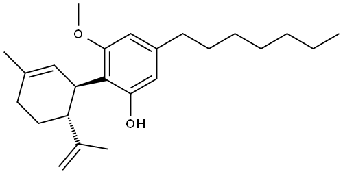 Cannabidiphorol monomethyl ether Structure