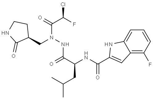 SARS-CoV-2 3CLpro-IN-5 Struktur