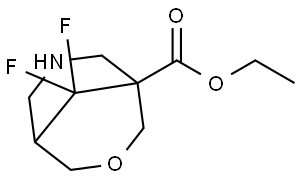 Ethyl 9,9-difluoro-3-oxa-7-azabicyclo[3.3.1]nonane-1-carboxylate|9,9-二氟-3-氧杂-7-氮杂双环[3.3.1]壬烷-1-羧酸乙酯
