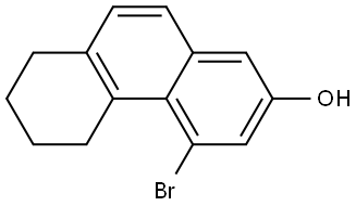 4-Bromo-5,6,7,8-tetrahydrophenanthren-2-ol Structure