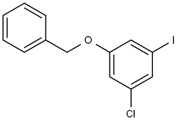 1-(benzyloxy)-3-chloro-5-iodobenzene Struktur