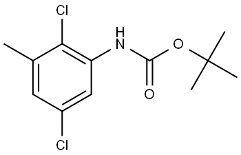 tert-butyl (2,5-dichloro-3-methylphenyl)carbamate Structure