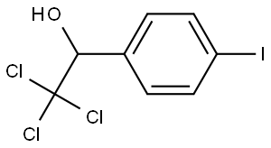 2,2,2-trichloro-1-(4-iodophenyl)ethanol Struktur