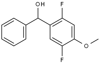 (2,5-difluoro-4-methoxyphenyl)(phenyl)methanol Struktur