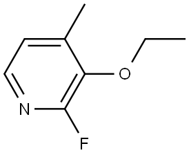 3-ethoxy-2-fluoro-4-methylpyridine Structure