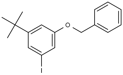 1-(benzyloxy)-3-(tert-butyl)-5-iodobenzene Struktur